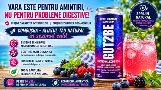 Virusurile digestive de vară și kombucha – de ce tot mai mulți oameni o aleg în acest sezon?