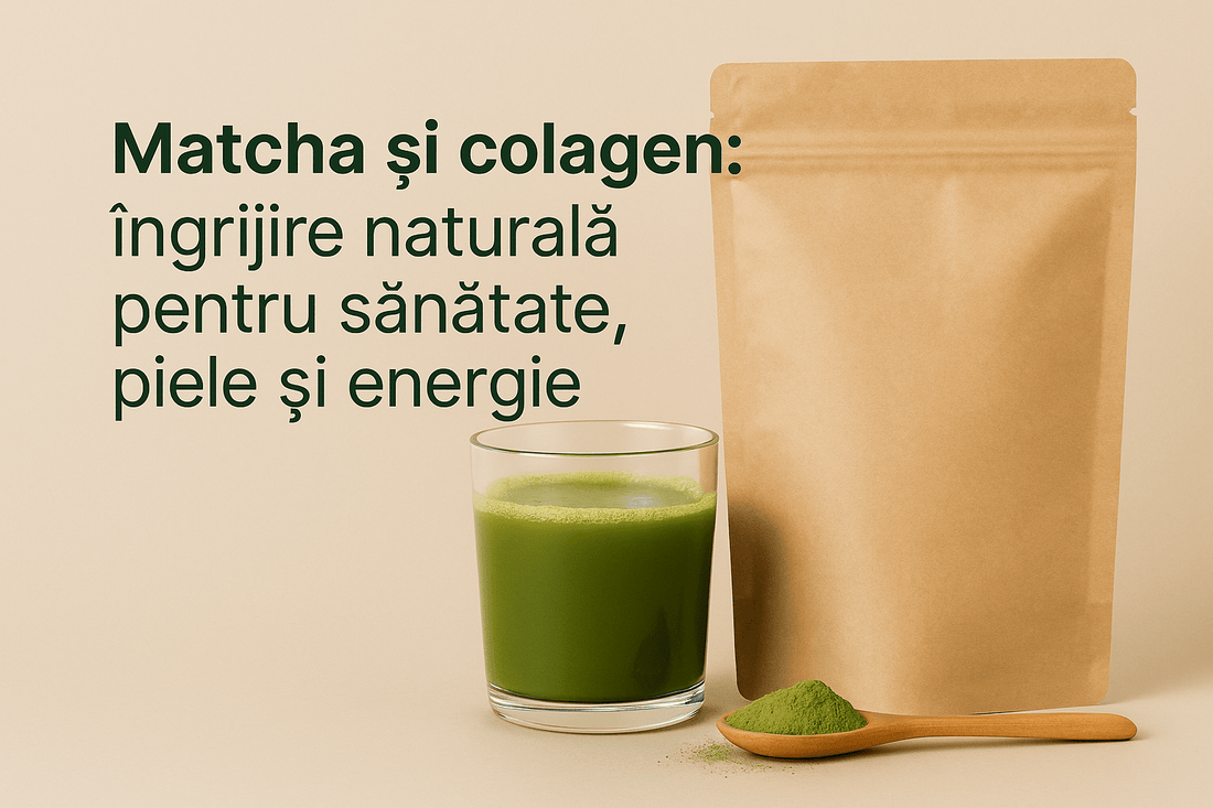 Matcha și colagen: îngrijire naturală pentru sănătate, piele și energie - Gut2be