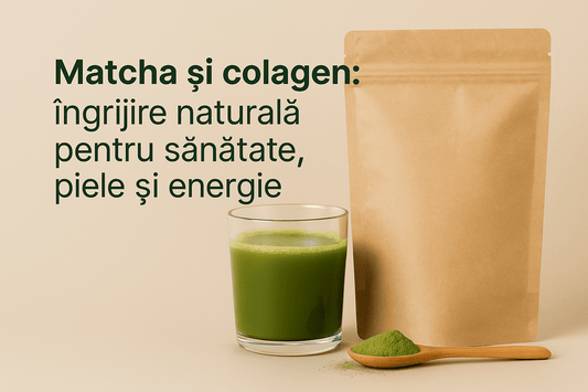Matcha și colagen: îngrijire naturală pentru sănătate, piele și energie - Gut2be