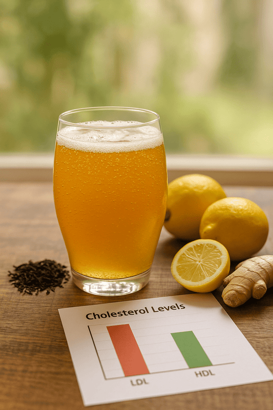 Poate kombucha să ajute în caz de colesterol ridicat? Beneficii și riscuri - Gut2be