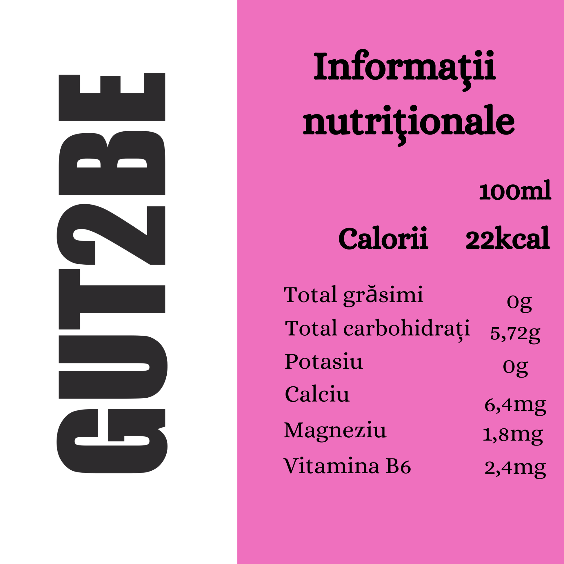 kombucha naturală cu colagen marin GUT2BE băutură fermentată