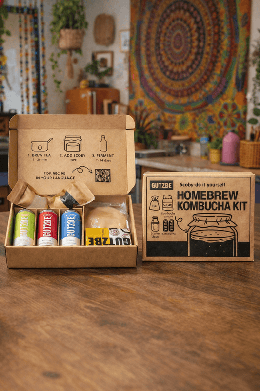 Кombucha Kit Pentru Pregătire Acasă - Gut2beКombucha Kit Pentru Pregătire AcasăKombucha CiupercaGut2beGut2be