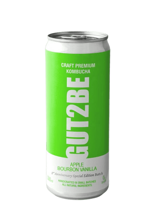 Kombucha Mar Vanilie Bourbon - Set de 12x330ml - Gut2beKombucha Mar Vanilie Bourbon - Set de 12x330mlGut2beGut2be