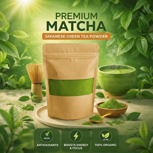 Matcha 100g Ceremonială Japoneză – 100% Pură | Calitate Premium | 100g - Gut2beMatcha 100g Ceremonială Japoneză – 100% Pură | Calitate Premium | 100gGut2beGut2be