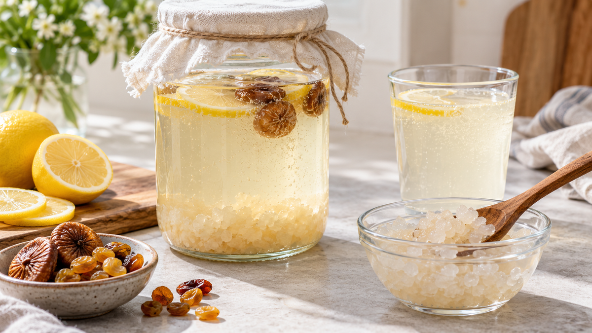 Boabe Active de Kefir de Apă – Prepară Kefir Acasă | 25 g