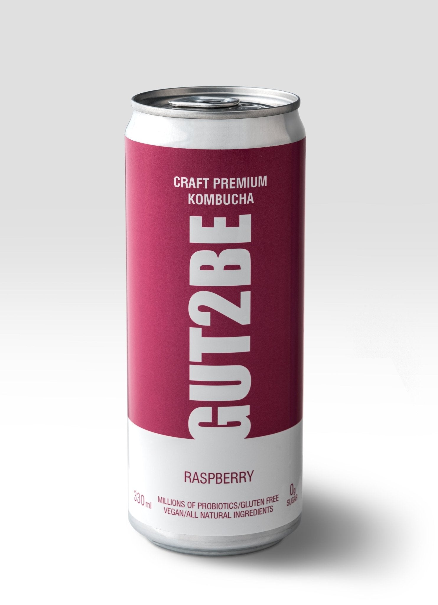 kombucha artizanală GUT2BE zmeură băutură naturală fermentată